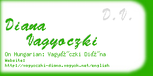 diana vagyoczki business card